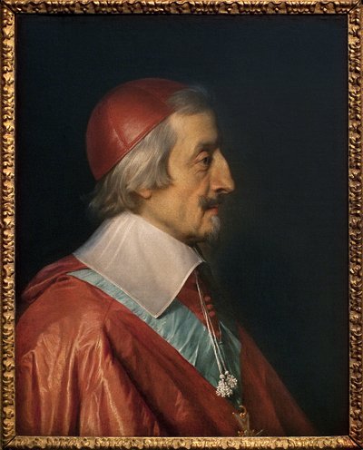 Porträt von Kardinal Richelieu (Armand Jean Duplessis de Richelieu) von Philippe de Champaigne