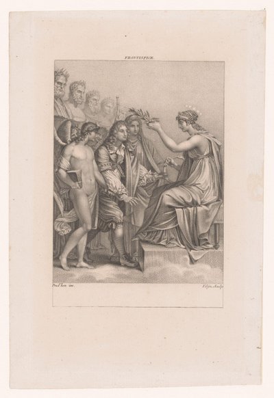Apotheose von Jean Racine von Philippus Velijn