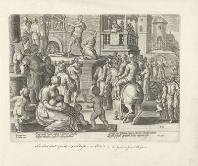 Enthauptung des Jakobus des Älteren (Apostelgeschichte) von Philips Galle (possibly)