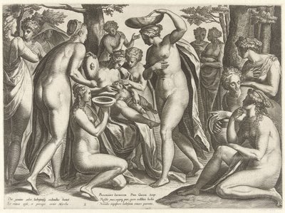 Erziehung des Adonis von Philips Galle