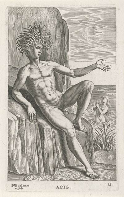 Flussgott Acis von Philips Galle