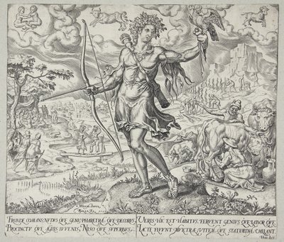 Frühling von Philips Galle