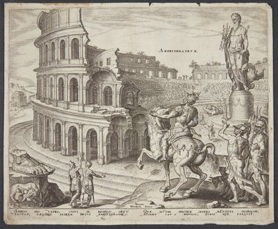 Das Kolosseum in Rom von Philips Galle