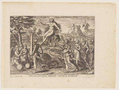 Die Macht der Wahrheit [3 Esdras 4:36, 38], aus Die vier stärksten Mächte von Philips Galle