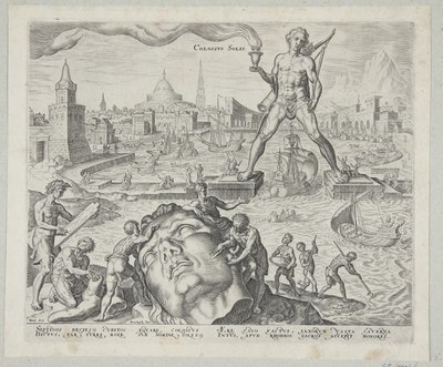 Der Koloss von Rhodos von Philips Galle