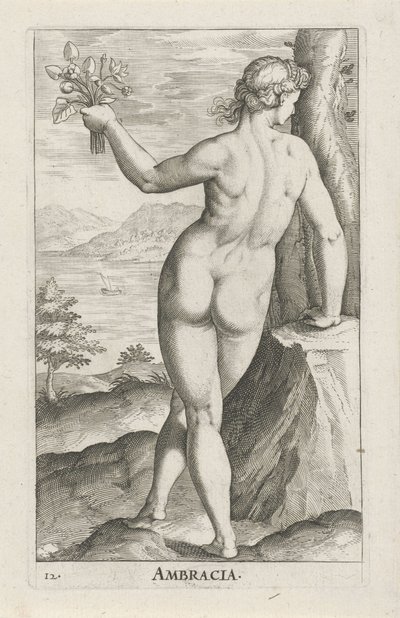 Wassernymphe Ambracia von Philips Galle