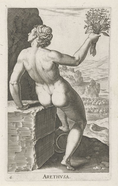 Wassernymphe Arethusa von Philips Galle