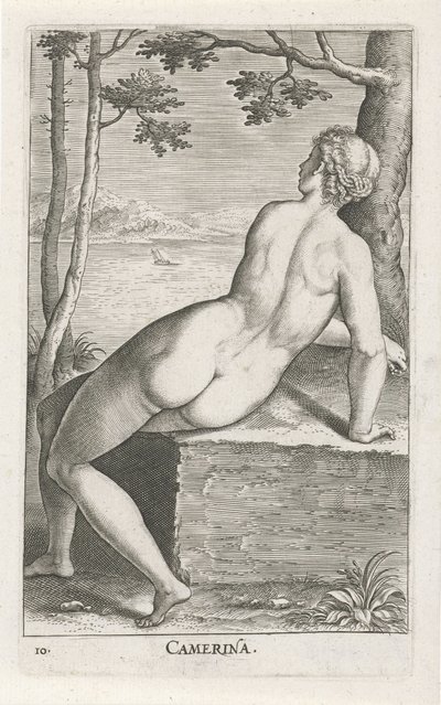 Wassernymphe Camerina von Philips Galle
