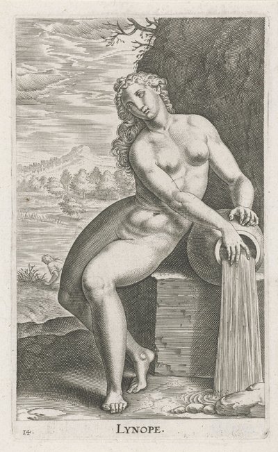 Wassernymphe Linope von Philips Galle