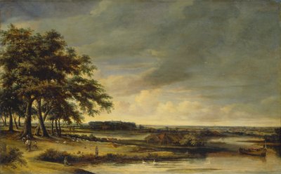 Niederländische Landschaft von Philips Koninck