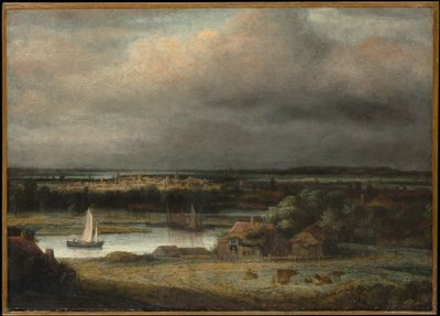 Weite Flusslandschaft von Philips Koninck