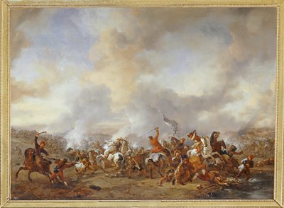 Großer Kampf von Reitern und Infanteristen von Philips Wouwermans or Wouwerman