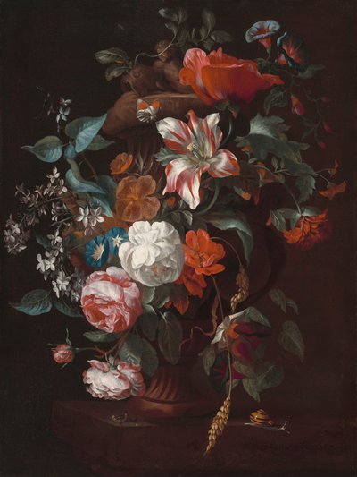 Blumen in einer Vase, ca. 1700 von Philips van Couwenbergh