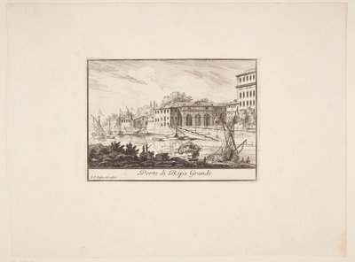Der Hafen bei Ripo Grande von Philothée Francois Duflos