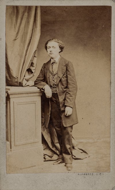 Porträt des Komponisten Louis Diémer 1843-1919, ca. 1875 von Photo studio Alphonse and Cie.