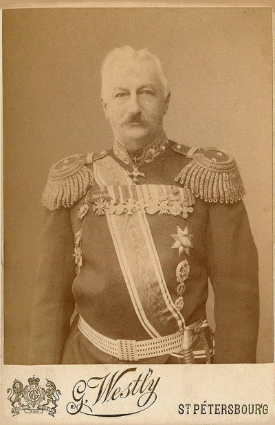 General Konstantin Pavlovich Prezhbyano von Photo studio E. Westly and Co.