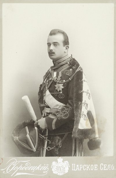 Großherzog Boris Wladimirowitsch von Russland 1877-1943, ca. 1900 von Photo studio L. Gorodetsky.