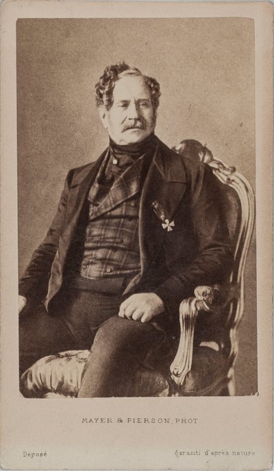 Porträt von Graf Nikolai Alexejewitsch Orlow 1827-1885, ca. 1875 von Photo studio Mayer and Pierson.