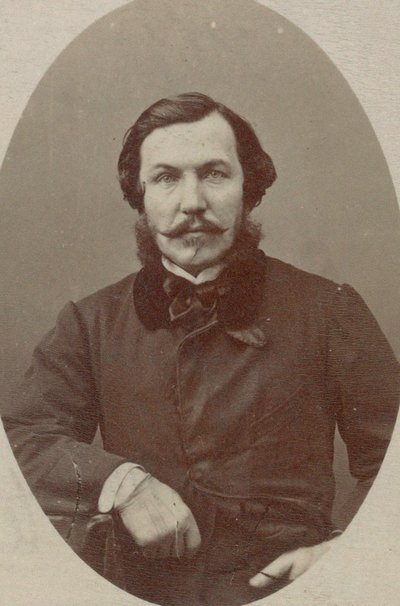 Porträt des Pianisten und Komponisten Alfred Quidant 1815-1893 von Photo studio Nadar.