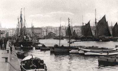 Die Barbican, Plymouth, Devon, frühes 20. Jahrhundert von Photochrom Co Ltd of London