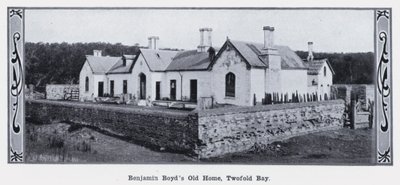 Benjamin Boyds altes Zuhause, Twofold Bay von Photographer Australian