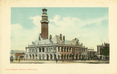 Feuerwehrstation, Melbourne, Victoria, Australien von Photographer Australian