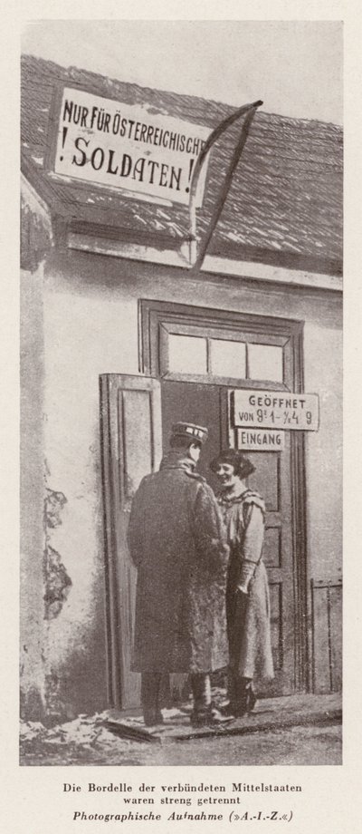 Bordell nur für österreichische Soldaten von Photographer Austrian