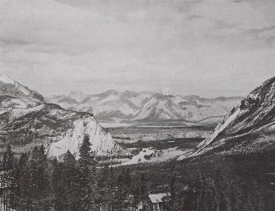 Das Bow-Tal, im kanadischen Nationalpark; Canadian Pacific Railway von Photographer Canadian