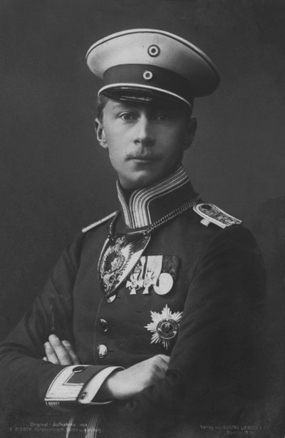 Kronprinz Wilhelm, ältester Sohn von Kaiser Wilhelm II. von Deutschland von Photographer German