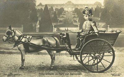 Kronprinz Wilhelm, Schloss Sanssouci, Potsdam von Photographer German