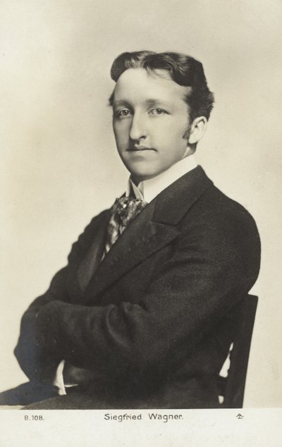 Siegfried Wagner, deutscher Komponist und Dirigent von Photographer German