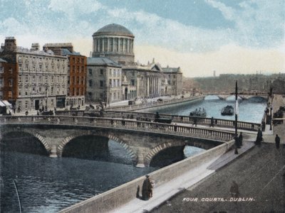 Four Courts, Dublin (Farbfoto) von Photographer Irish