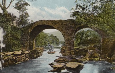 Südirland: Die Alte Weir-Brücke (Stromschnellen), Killarney (Farbfoto) von Photographer Irish
