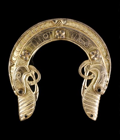 Schwertscheide, von der Insel St. Ninian, Shetland von Pictish