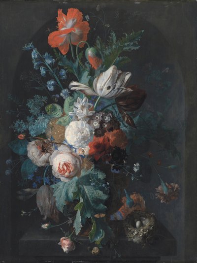 Vase mit Blumen von Jan Van Huysum von Pictufy