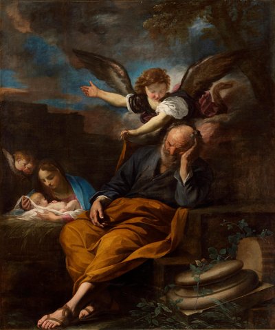 Der Traum des heiligen Josef von Pier Francesco Mola