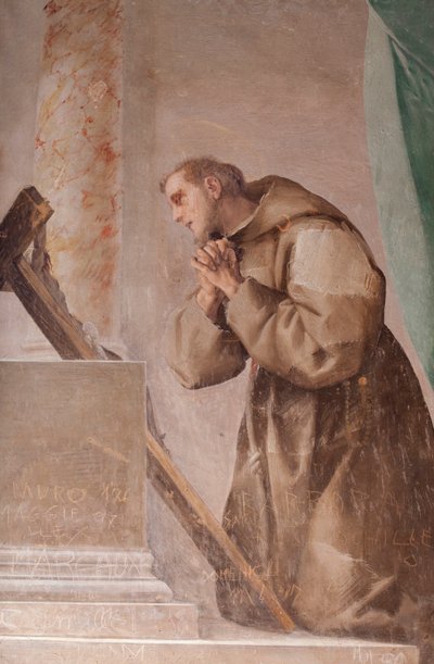 Gebet des Heiligen Franziskus um Erlösung von Pier Francesco Morazzone
