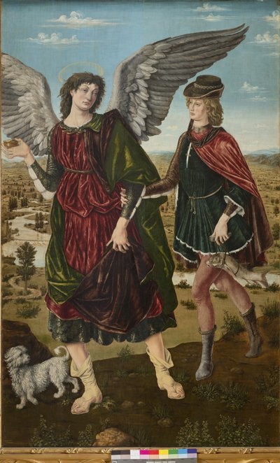 Der Erzengel Raphael und Tobias von Piero del Pollaiolo