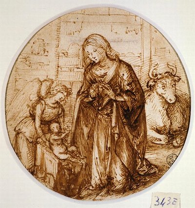 Die Anbetung des Kindes von Piero di Cosimo