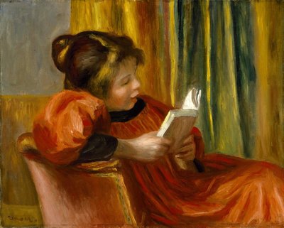 Mädchen beim Lesen von Pierre-Auguste Renoir