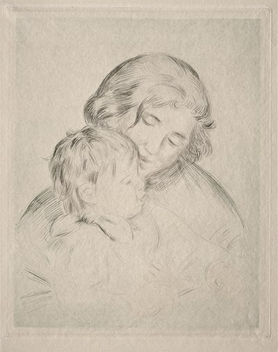 Mutter und Kind von Pierre-Auguste Renoir