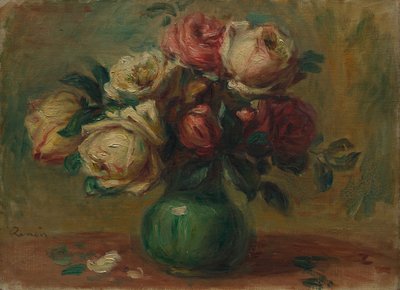 Rosen in einer Vase von Pierre-Auguste Renoir