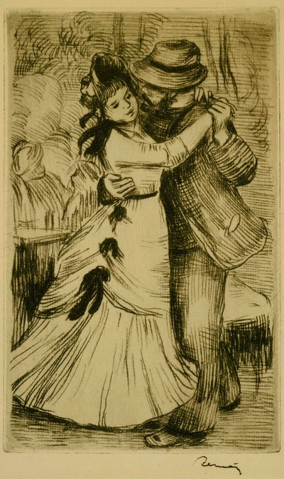 Der Tanz auf dem Lande von Pierre-Auguste Renoir