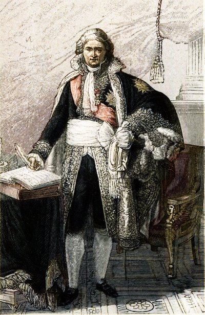 Porträt von Jean Etienne Marie Portalis. Französischer Jurist und Politiker (1746-1807) nach einem Gemälde von Pierre Gautherot von Pierre (after) Gautherot