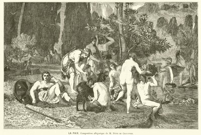 Frieden von Pierre (after) Puvis de Chavannes