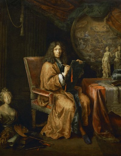 Selbstporträt von Pierre (follower of) Mignard