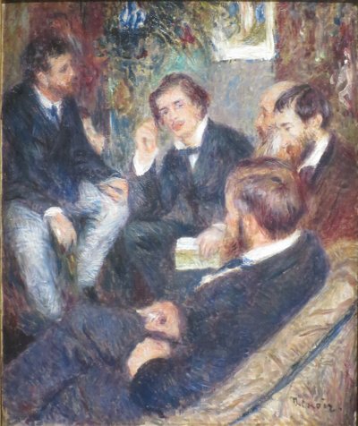 Bei Renoir zu Hause, rue St. Georges von Pierre Auguste Renoir