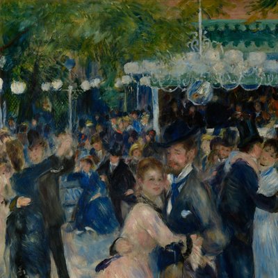Bal du moulin de la Galette von Pierre Auguste Renoir