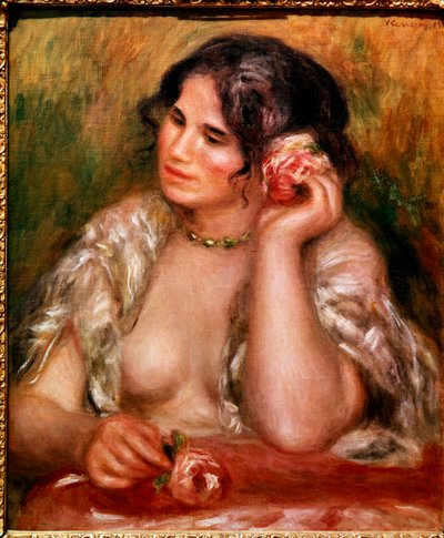 Gabrielle mit der Rose von Pierre Auguste Renoir