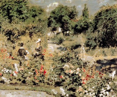 Garten in Fontenay-aux-Roses, um 1873-74 von Pierre Auguste Renoir